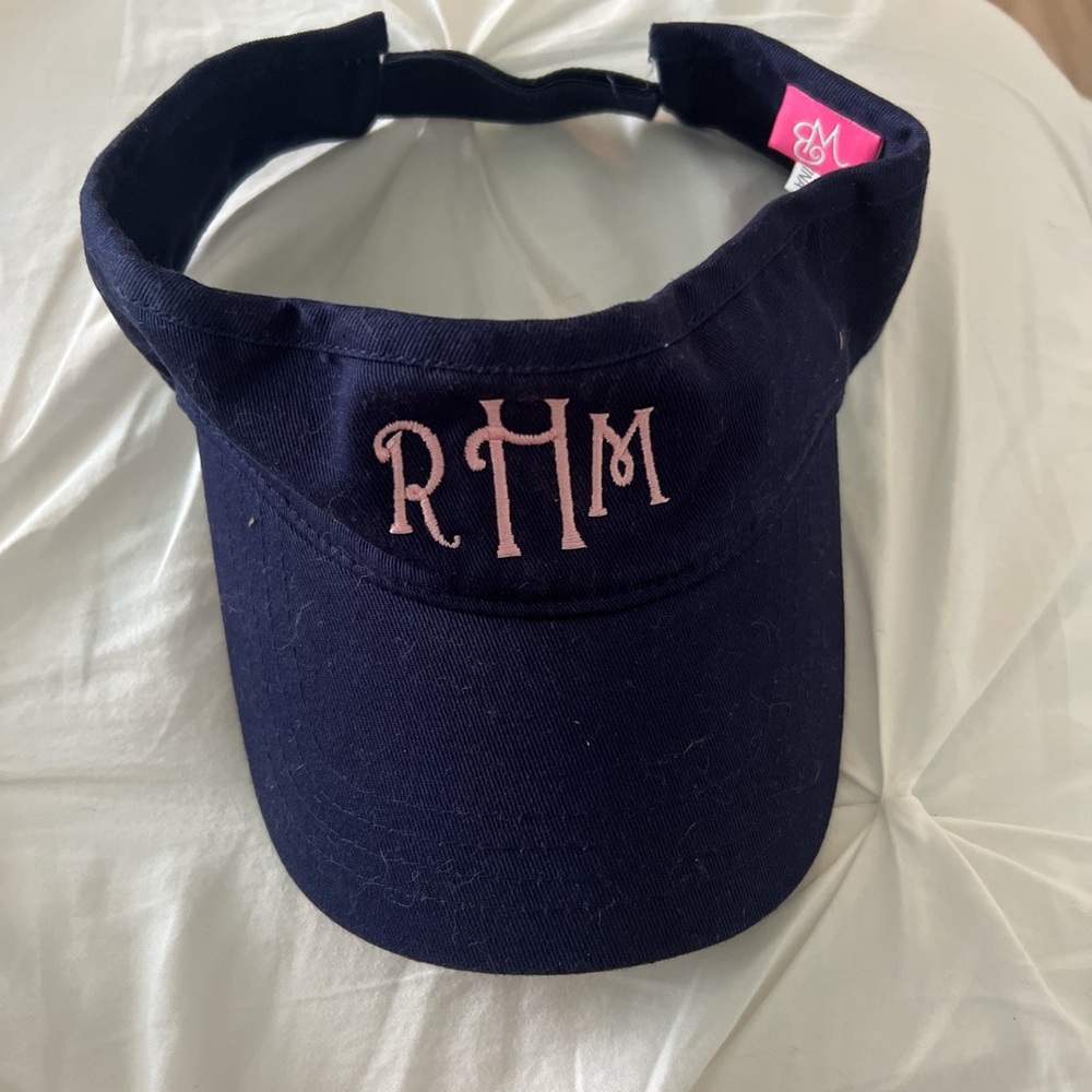 Rmh Initial Visor Tennis Hat Cap - image 1